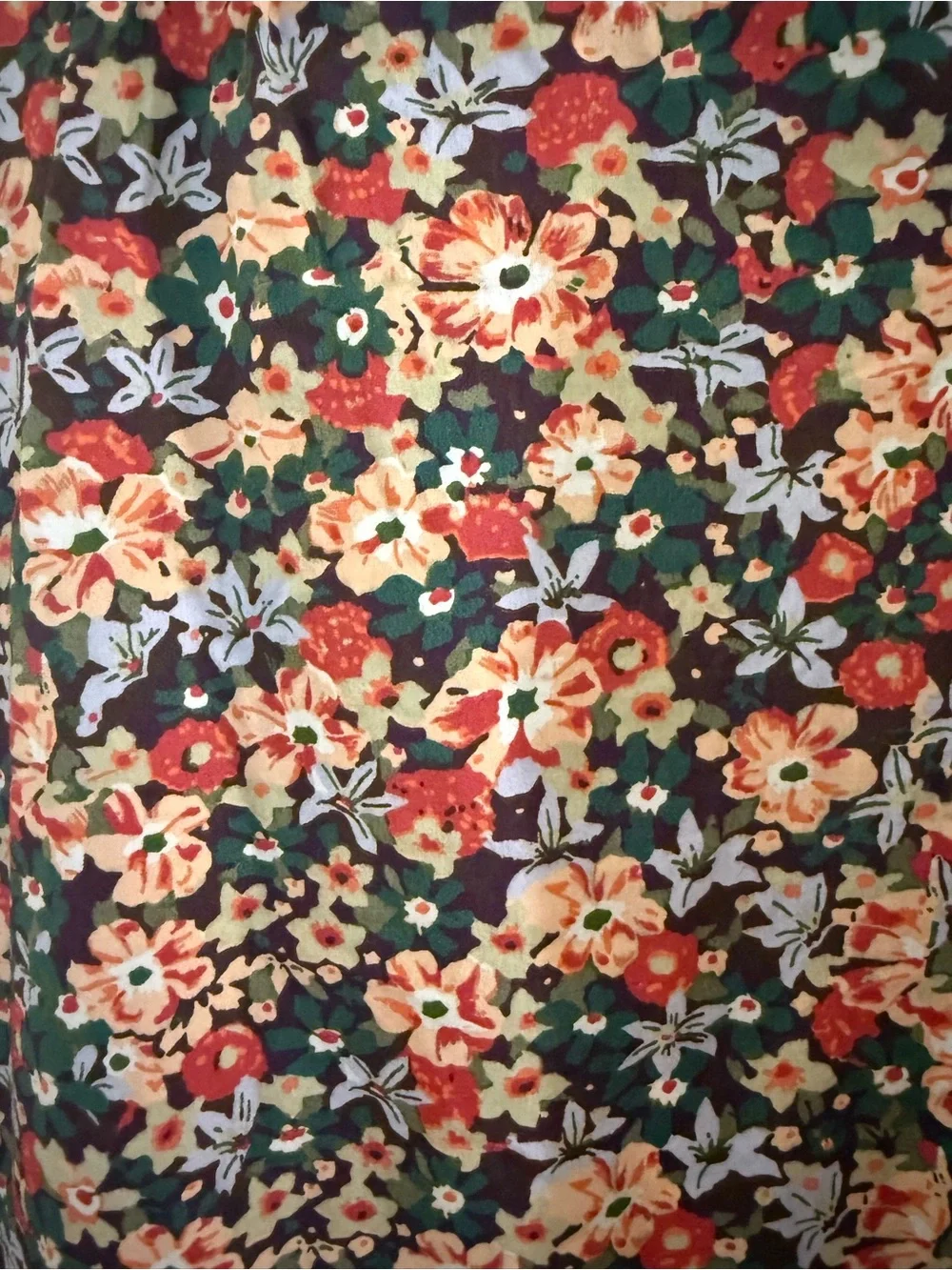 J. Crew Men's Floral Button-Down Shirt in Black, Red and Cream